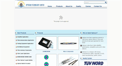 Desktop Screenshot of optosuntech.com